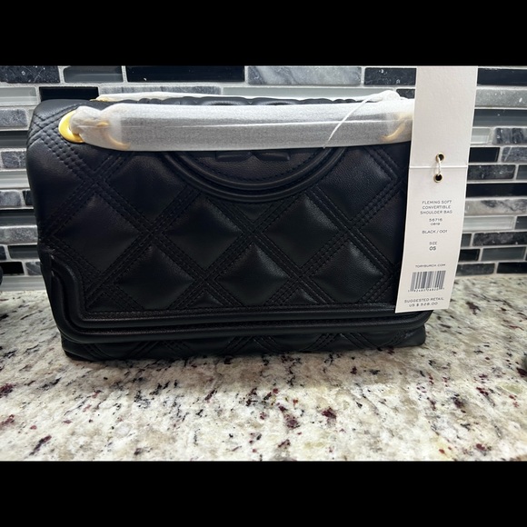 Tory Burch Fleming Convertible Shoulder Bag (Black) NOT FOR SALE - Picture 5 of 13